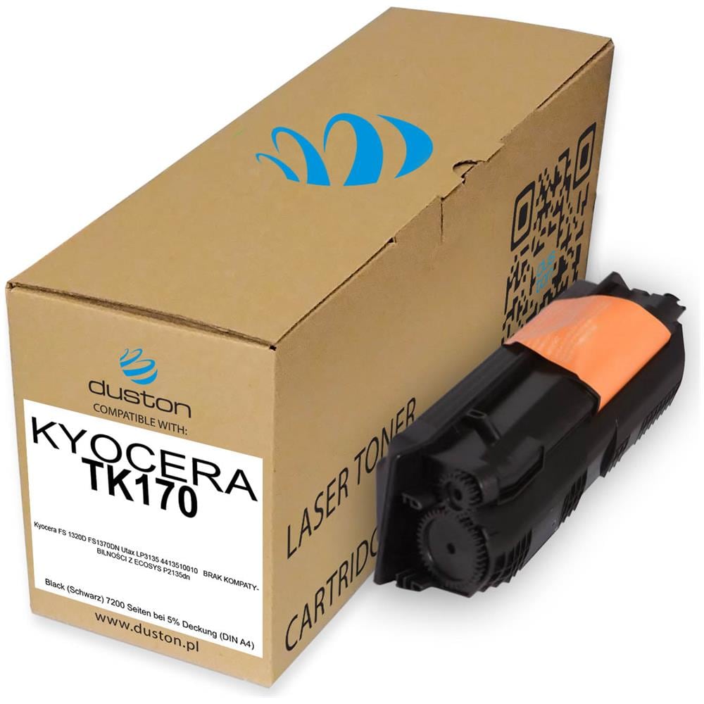 TONER COMPATIBILE - 3x Tk170, Tk-170 Negro Compatible Con Kyocera Fs1320d Fs1370dn - Foto 2