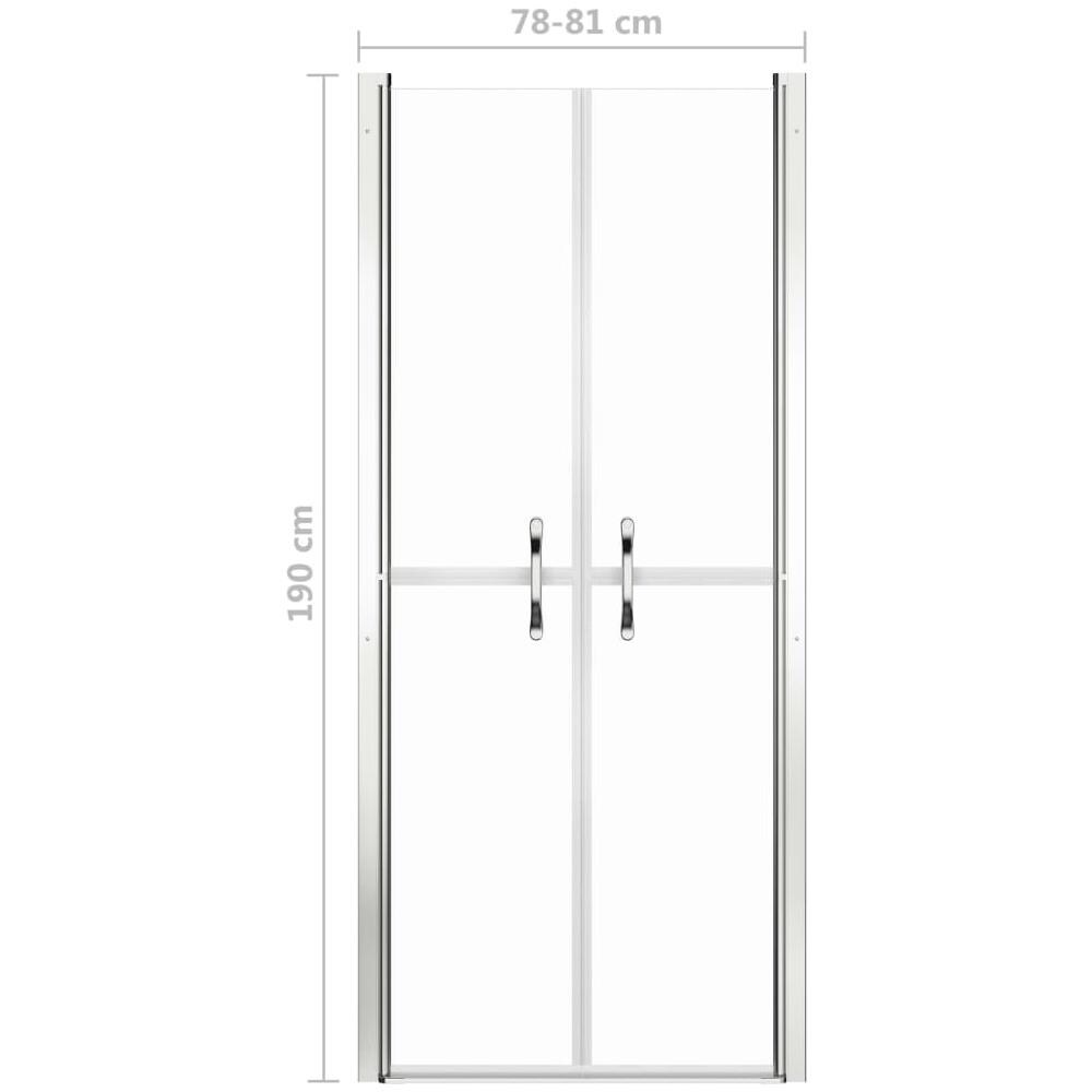 Porta per Doccia in ESG Trasparente 81x190 cm - Foto 4