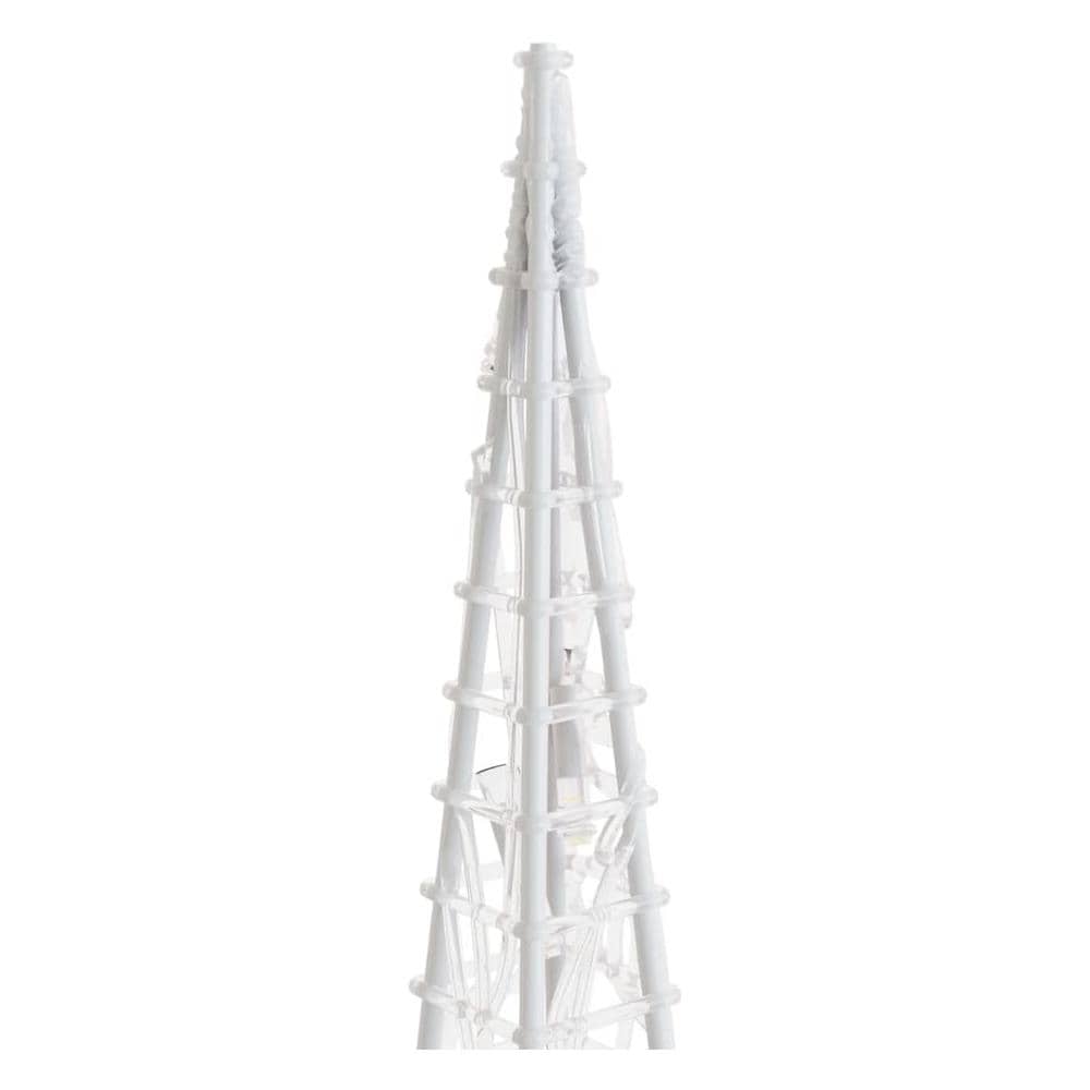 Cono Di Luce Led Decorativo Acrilico Blu 120 Cm - Foto 8