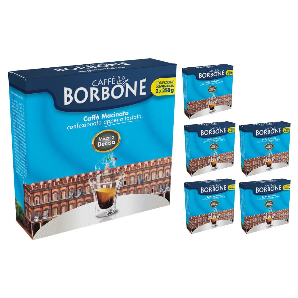 Borbone Caffe Macinato Miscela Decisa 6 Bipack Da 2x250 Grammi Ciascuno - Foto 1