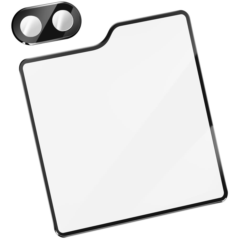 Vetro Temperato Schermo Per Samsung Z Flip5 E Protezione Fotocamera 3d Nero - Foto 2