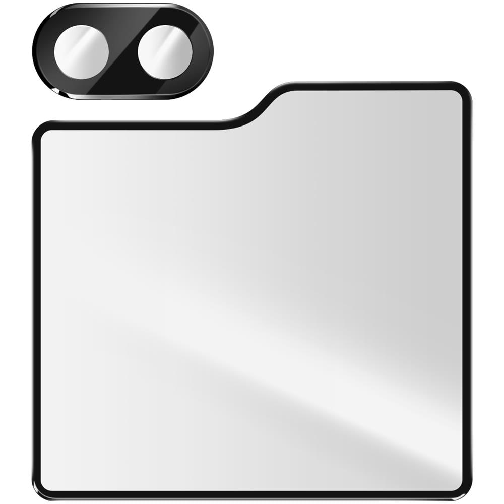Vetro Temperato Schermo Per Samsung Z Flip5 E Protezione Fotocamera 3d Nero - Foto 1