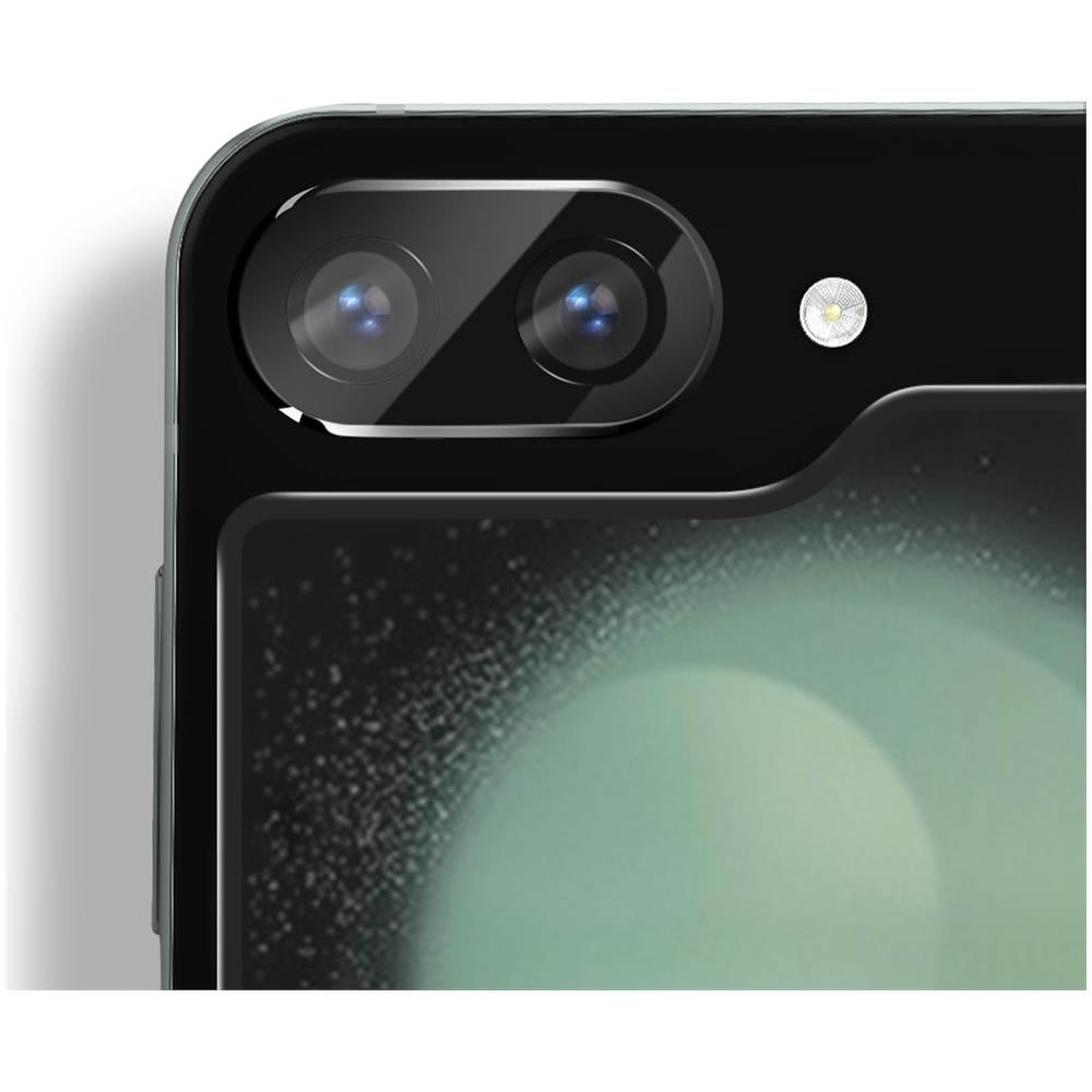 Vetro Temperato Schermo Per Samsung Z Flip5 E Protezione Fotocamera 3d Nero - Foto 5