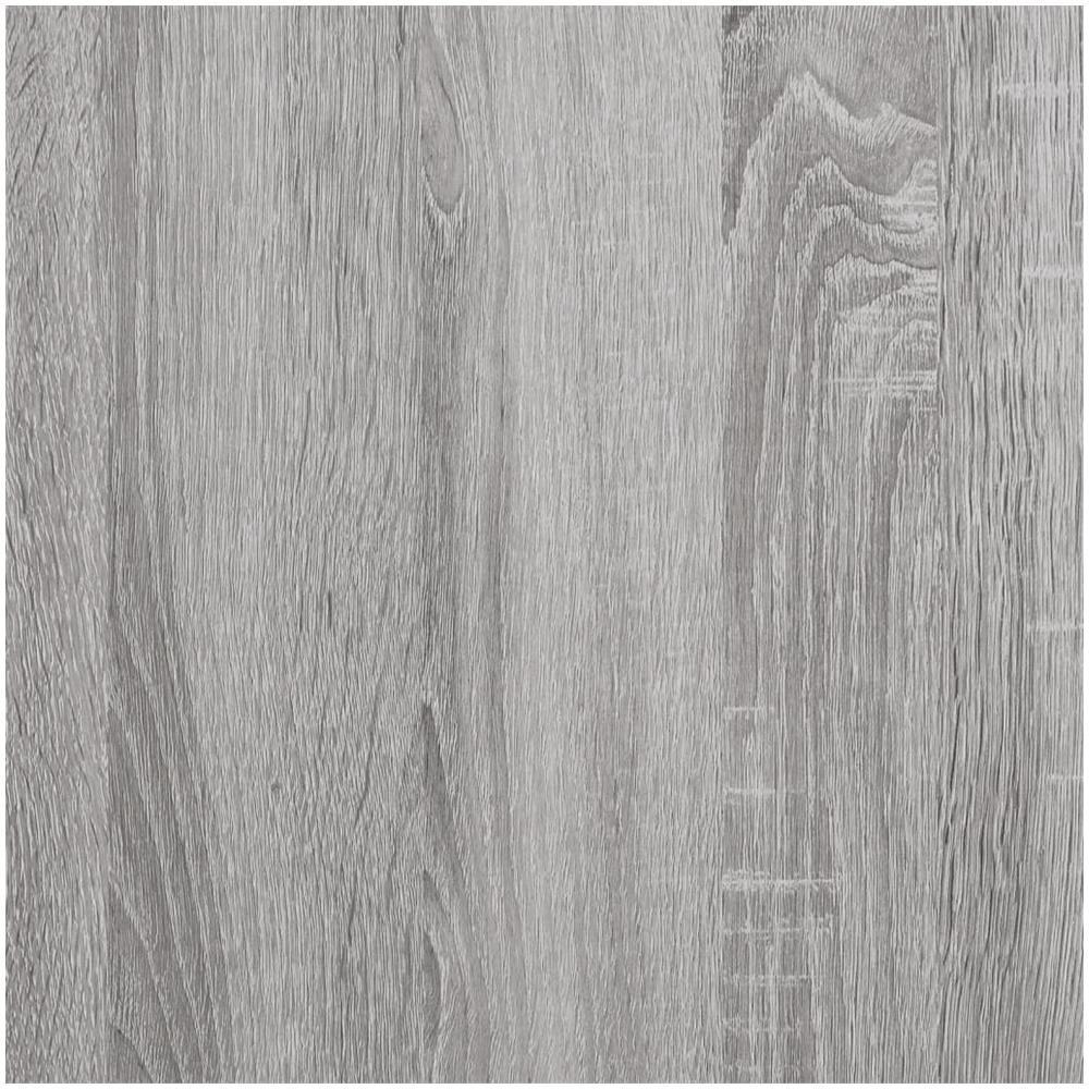 Mobile Porta Dischi Grigio Sonoma 100x38x48cm Legno Multistrato - Foto 7