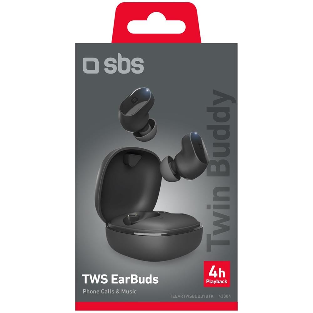 Twin Buddy Auricolare True Wireless Stereo (TWS) In-ear Musica e Chiamate Bluetooth Nero - Foto 4