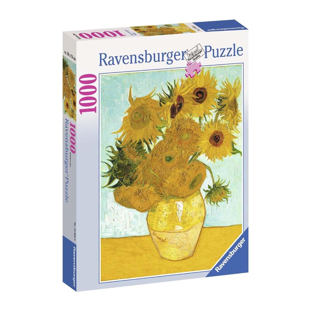 Puzzle Vaso Di Girasoli 1000 pz 70 x 50 cm 15805 - Foto 2