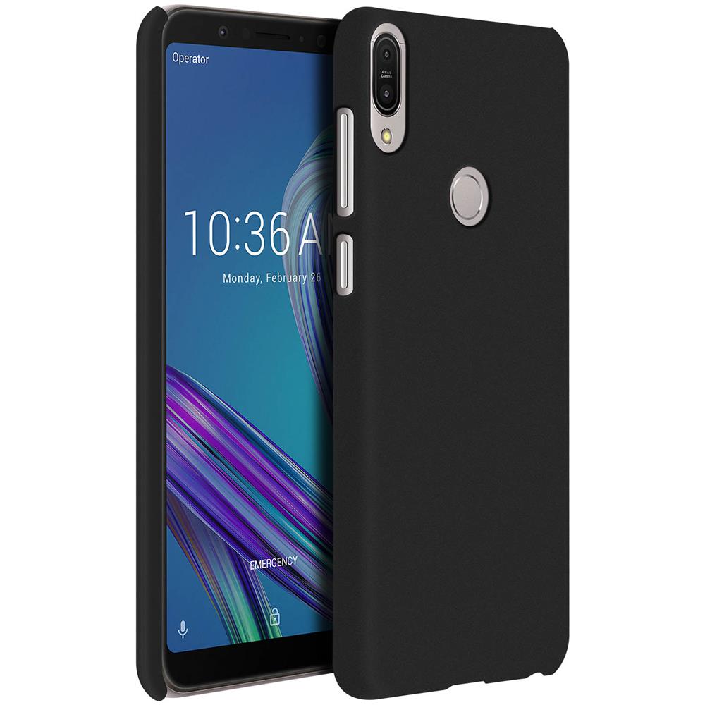 Cover Zenfone Max Pro M1 Protezione Policarbonato Soft Touch Anti-traccia - Nero - Foto 2