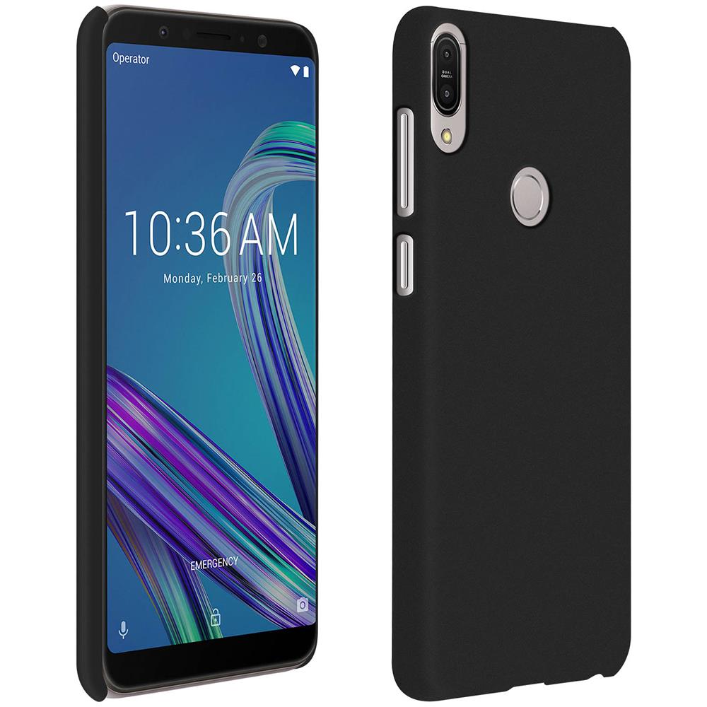Cover Zenfone Max Pro M1 Protezione Policarbonato Soft Touch Anti-traccia - Nero - Foto 1