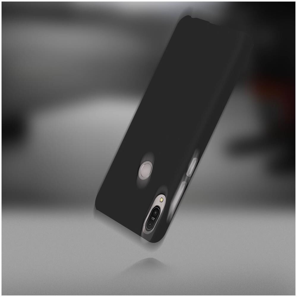 Cover Zenfone Max Pro M1 Protezione Policarbonato Soft Touch Anti-traccia - Nero - Foto 5