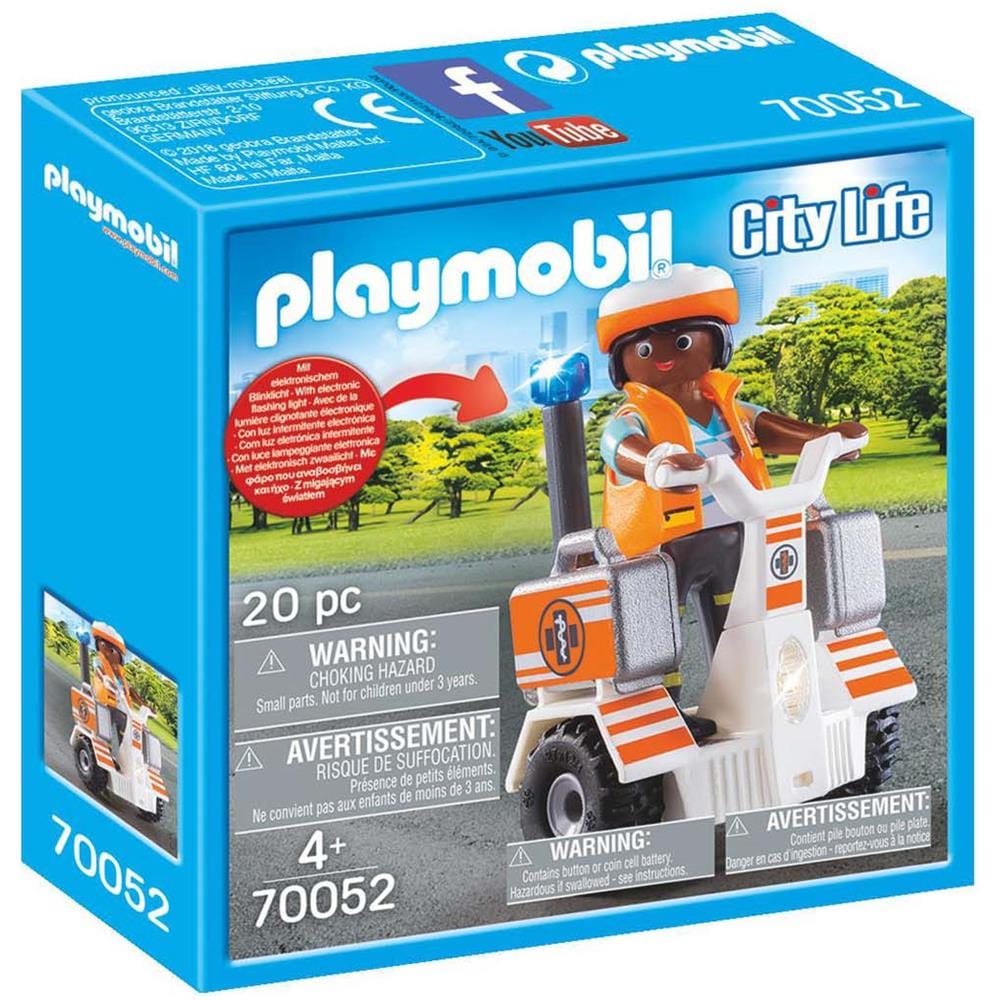 Set da Gioco City Life 70052 Balance Scooter Emergenze - Foto 1