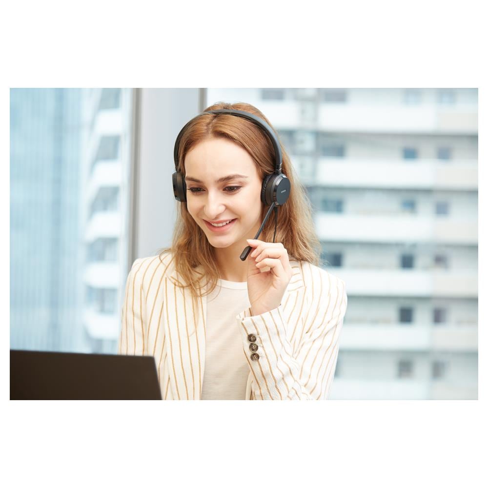 Cuffie VOIP con Microfono con Connessione USB / 3.5mm Colore Nero - Foto 5