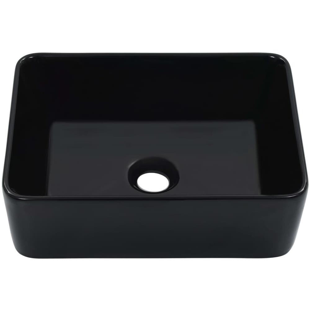 Lavandino 40x30x13 Cm In Ceramica Nero - Foto 2