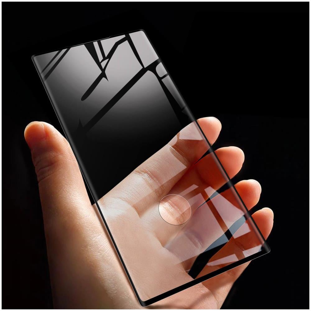 Pellicola Schermo Samsung Galaxy Note 10 Plus Vetro Temperato Bordo Nero - Foto 2