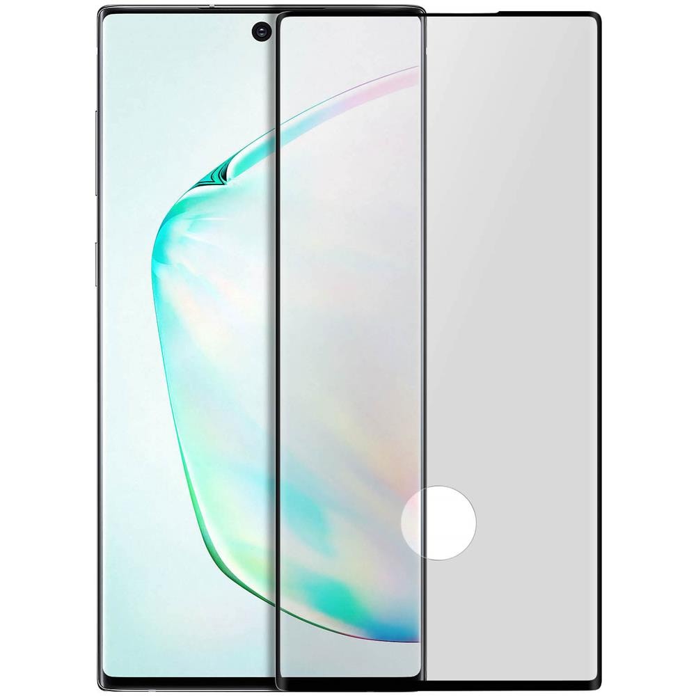 Pellicola Schermo Samsung Galaxy Note 10 Plus Vetro Temperato Bordo Nero - Foto 1