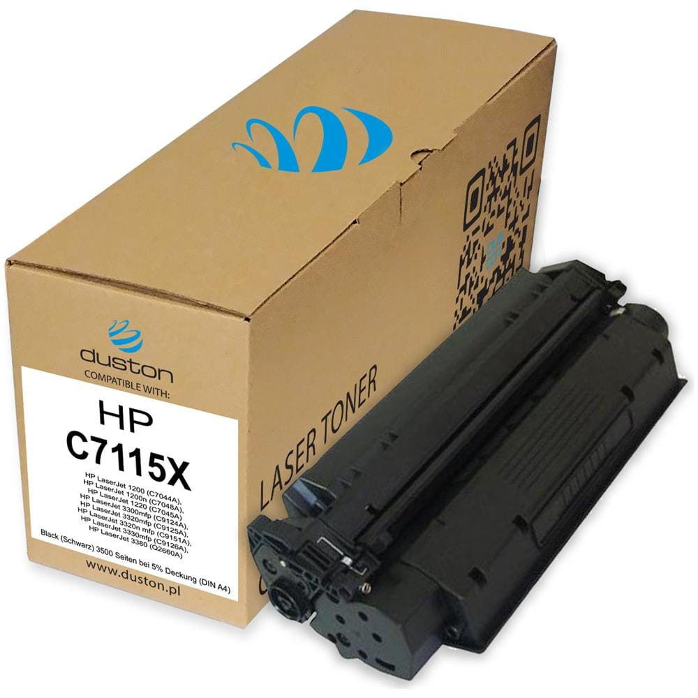 TONER - 3x C7115x, 15x Negro Compatible Con Hp Laserjet 1200 1220 3300 3320 3380 - Foto 2