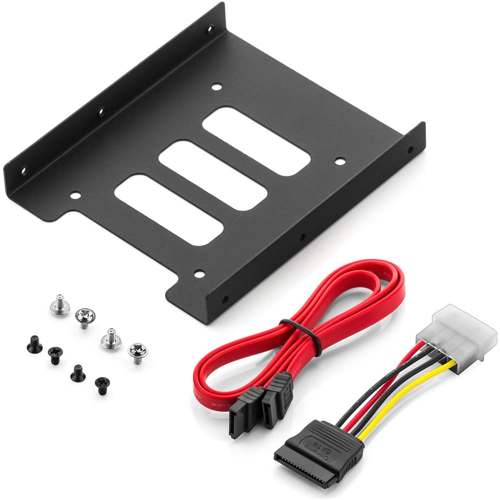 Telaio Di Montaggio - Montaggio Da 25 Hard Drives Ssd In Un 35 Housing Staffa Della Scanalatura Viti Sata Cavo E Ladattatore Di Alimentazione In Dotazione - Foto 1