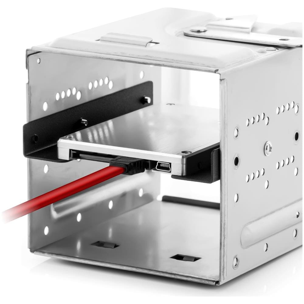 Telaio Di Montaggio - Montaggio Da 25 Hard Drives Ssd In Un 35 Housing Staffa Della Scanalatura Viti Sata Cavo E Ladattatore Di Alimentazione In Dotazione - Foto 7
