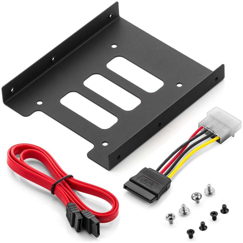Telaio Di Montaggio - Montaggio Da 25 Hard Drives Ssd In Un 35 Housing Staffa Della Scanalatura Viti Sata Cavo E Ladattatore Di Alimentazione In Dotazione - Foto 2