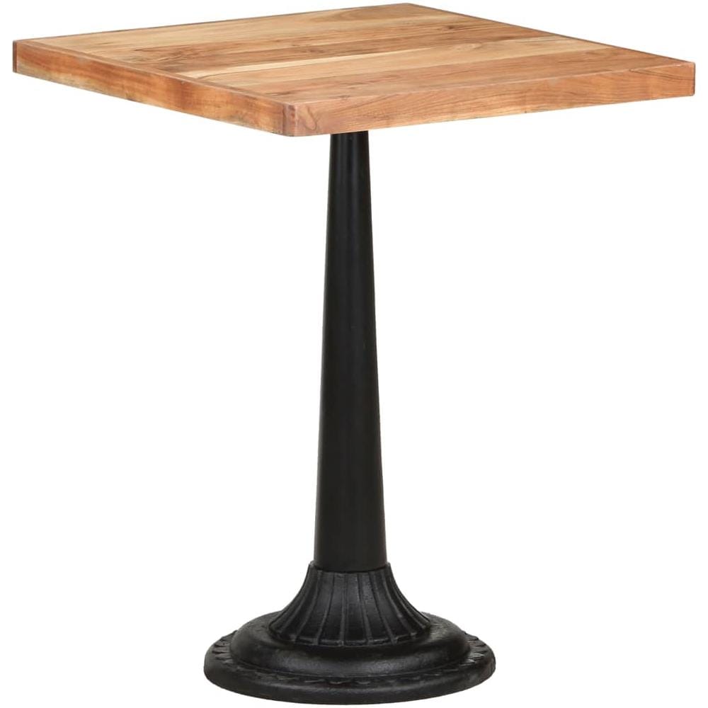 Tavolo Da Bistrot 60x60x76 Cm In Legno Massello Di Acacia - Foto 1