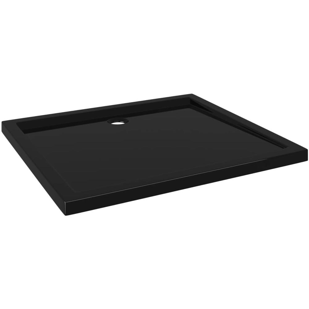 Piatto Doccia in ABS Rettangolare Nero 80x90 cm - Foto 1