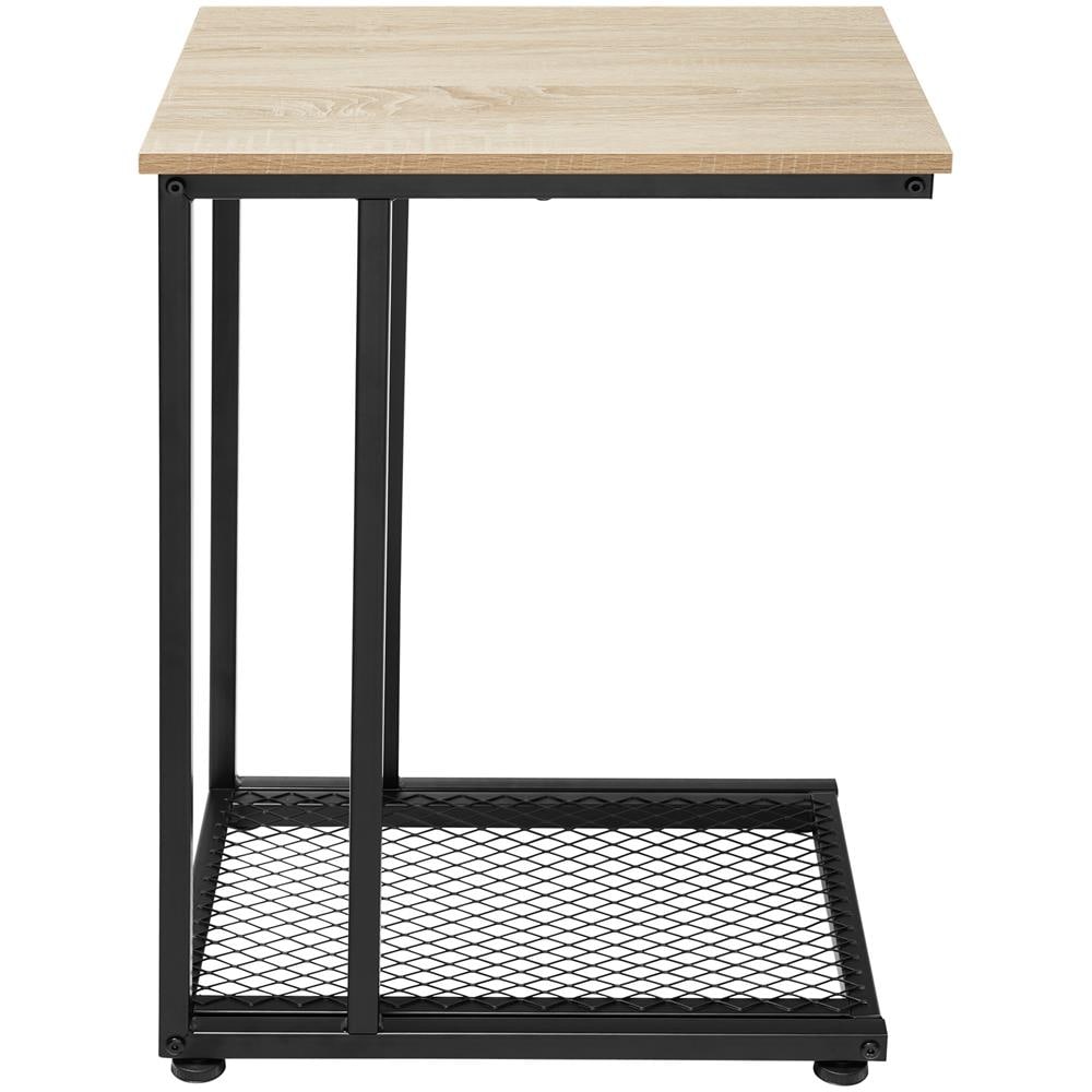 Tavolino Eton 48 X 35 X 66 Cm - Industriale Legno Chiaro, Rovere Sonoma - Foto 2