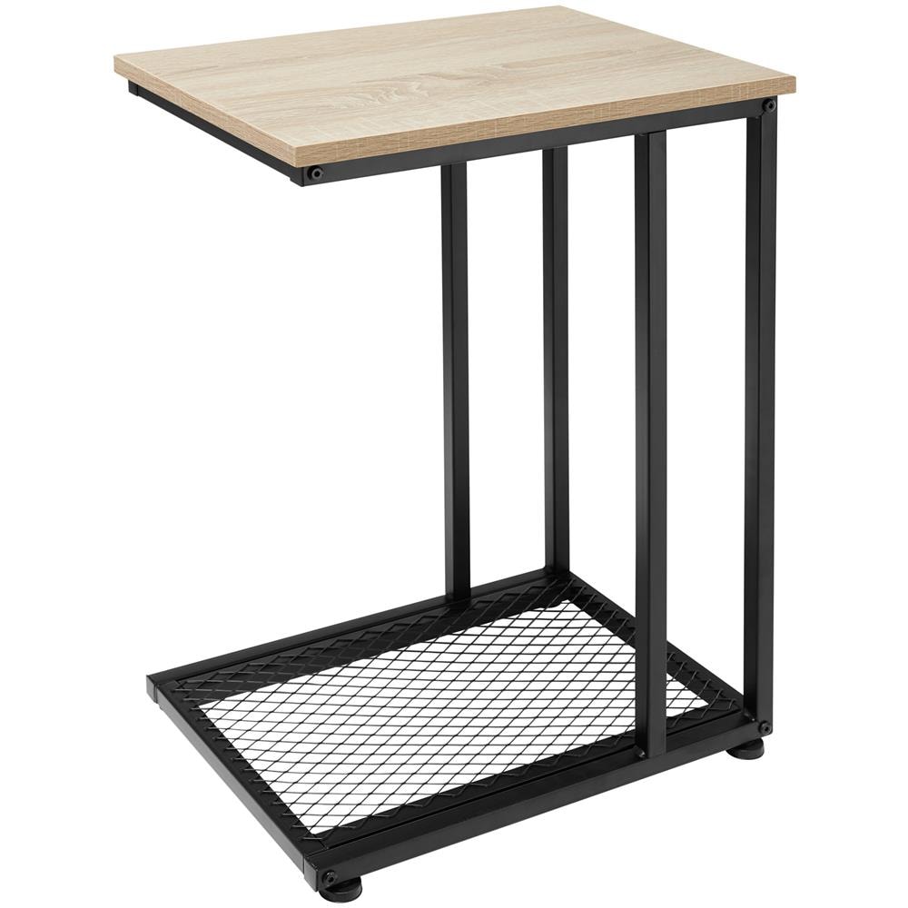 Tavolino Eton 48 X 35 X 66 Cm - Industriale Legno Chiaro, Rovere Sonoma - Foto 1