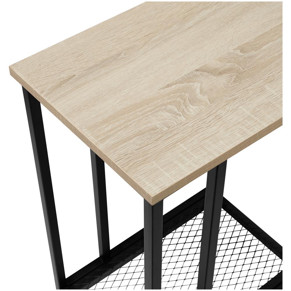Tavolino Eton 48 X 35 X 66 Cm - Industriale Legno Chiaro, Rovere Sonoma - Foto 7
