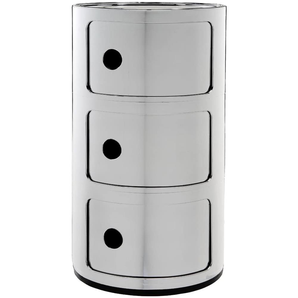 Componibile Kartell 3 Elementi Cromato - Foto 2