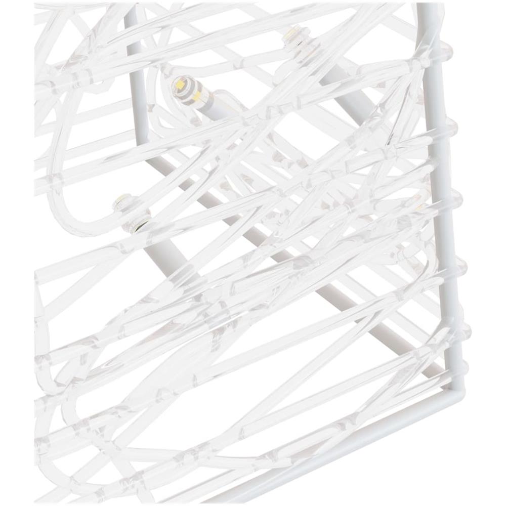 Cono Luce Led Decorativo Acrilico Bianco Freddo 120 Cm - Foto 2