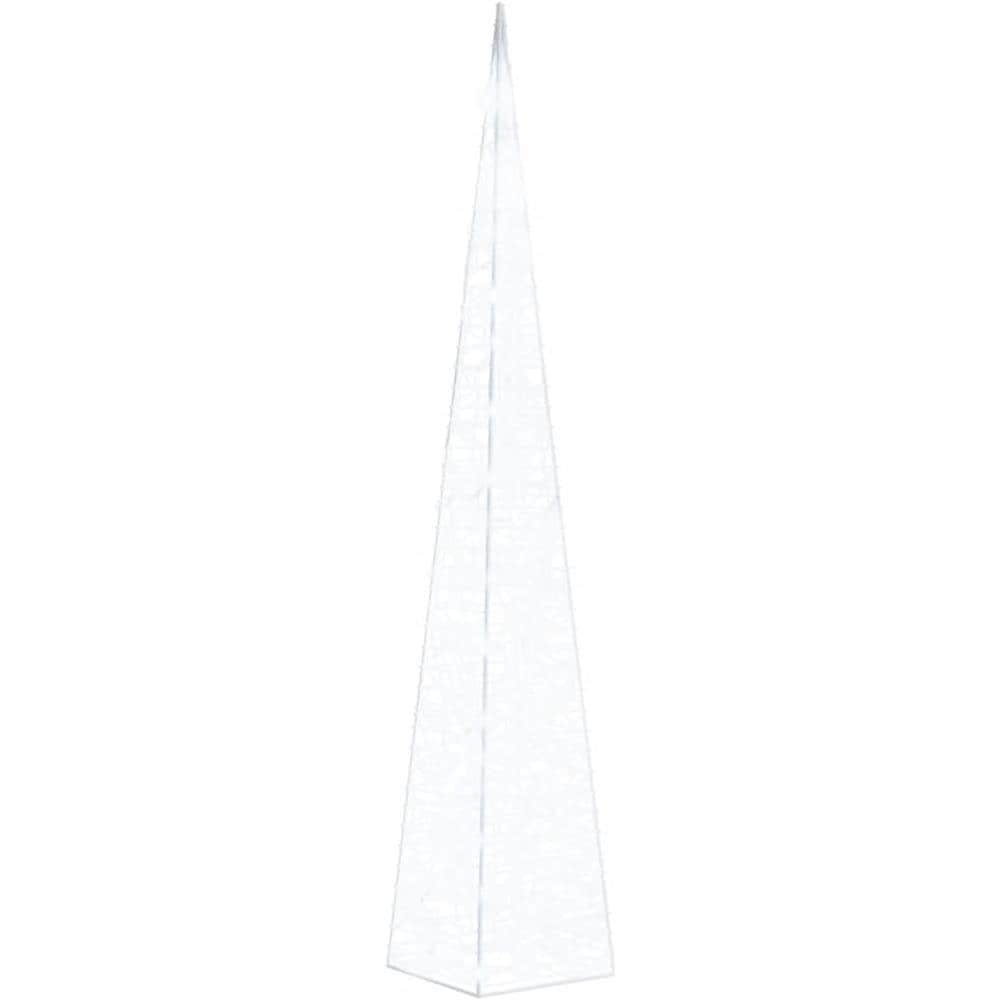 Cono Luce Led Decorativo Acrilico Bianco Freddo 120 Cm - Foto 1