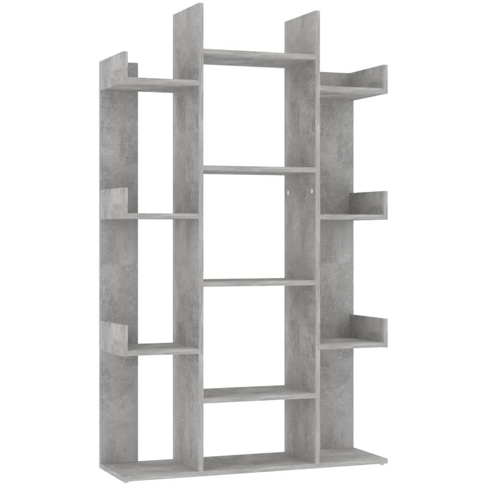Libreria Grigio Cemento 86x25,5x140 cm in Truciolato - Foto 2