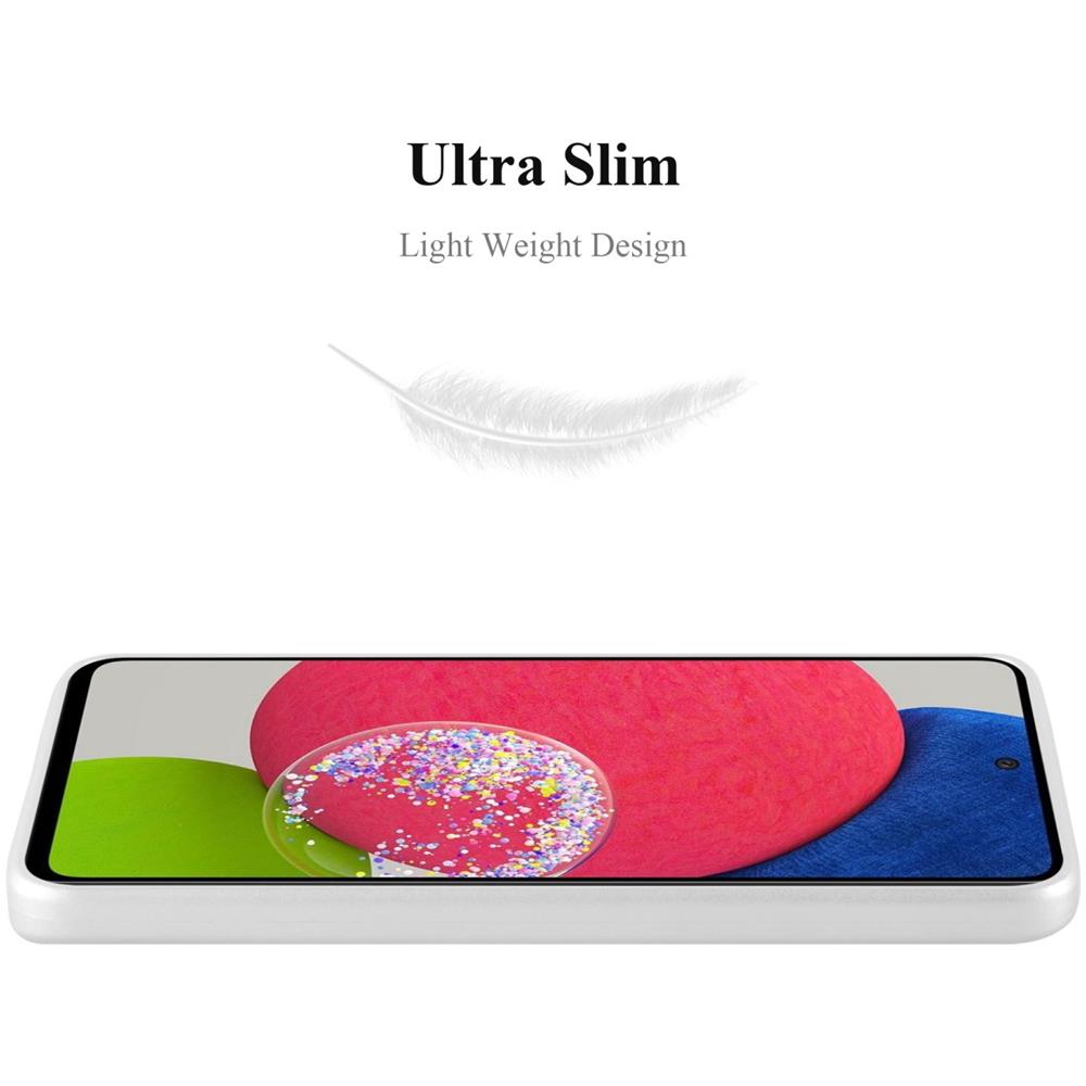 Custodia Compatibile Con Samsung Galaxy A52 (4g / 5g) / A52s In Argento Metallico - Coperchio Protettivo In Silicone Tpu Flessibile - Foto 2