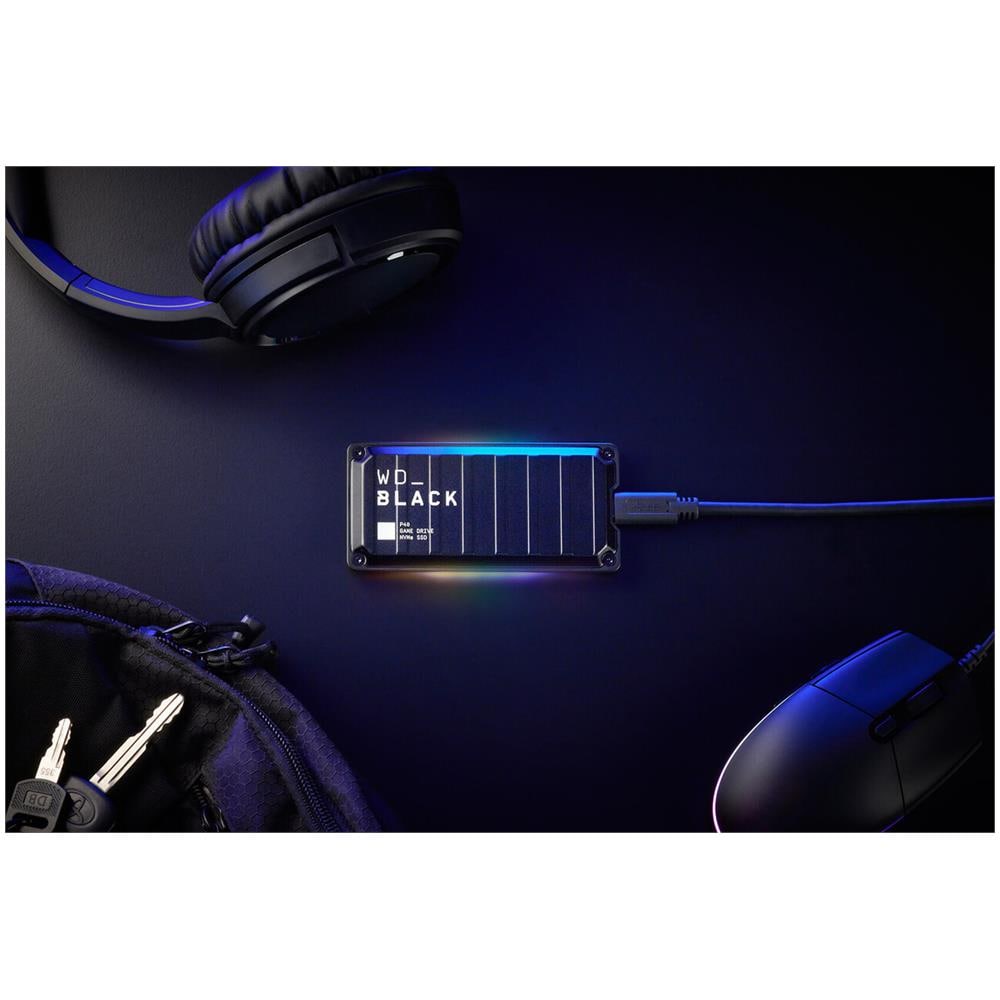 SSD Esterno 2 TB Serie WD Black P40 Game Interfaccia USB 3.2 Gen 2x2 Type C - Foto 2