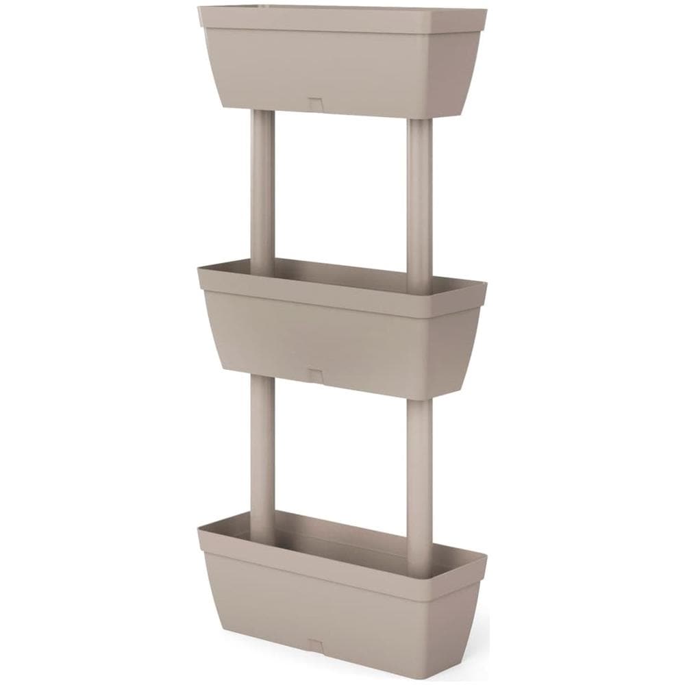 Fioriere Da Giardino 6 Pz Grigio Talpa - Foto 2