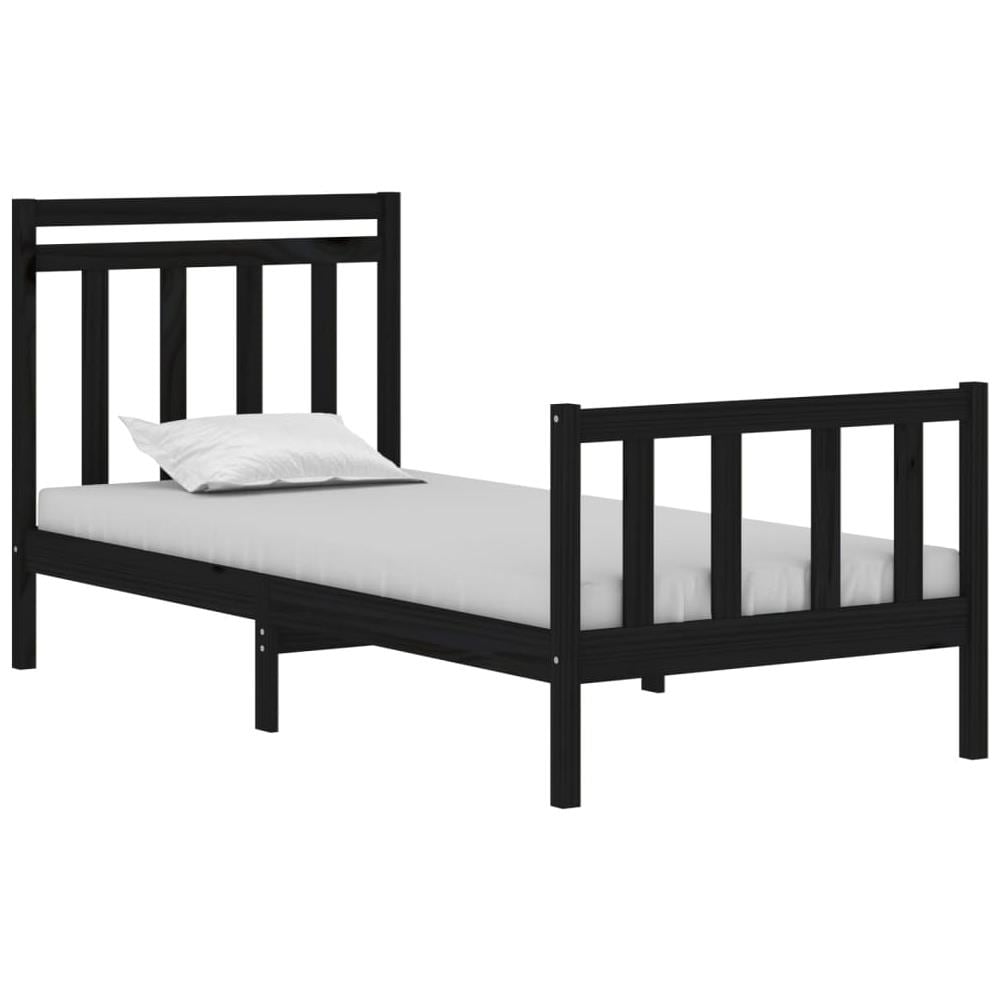 Giroletto in Legno Massello Nero 75x190 cm Small Single - Foto 3