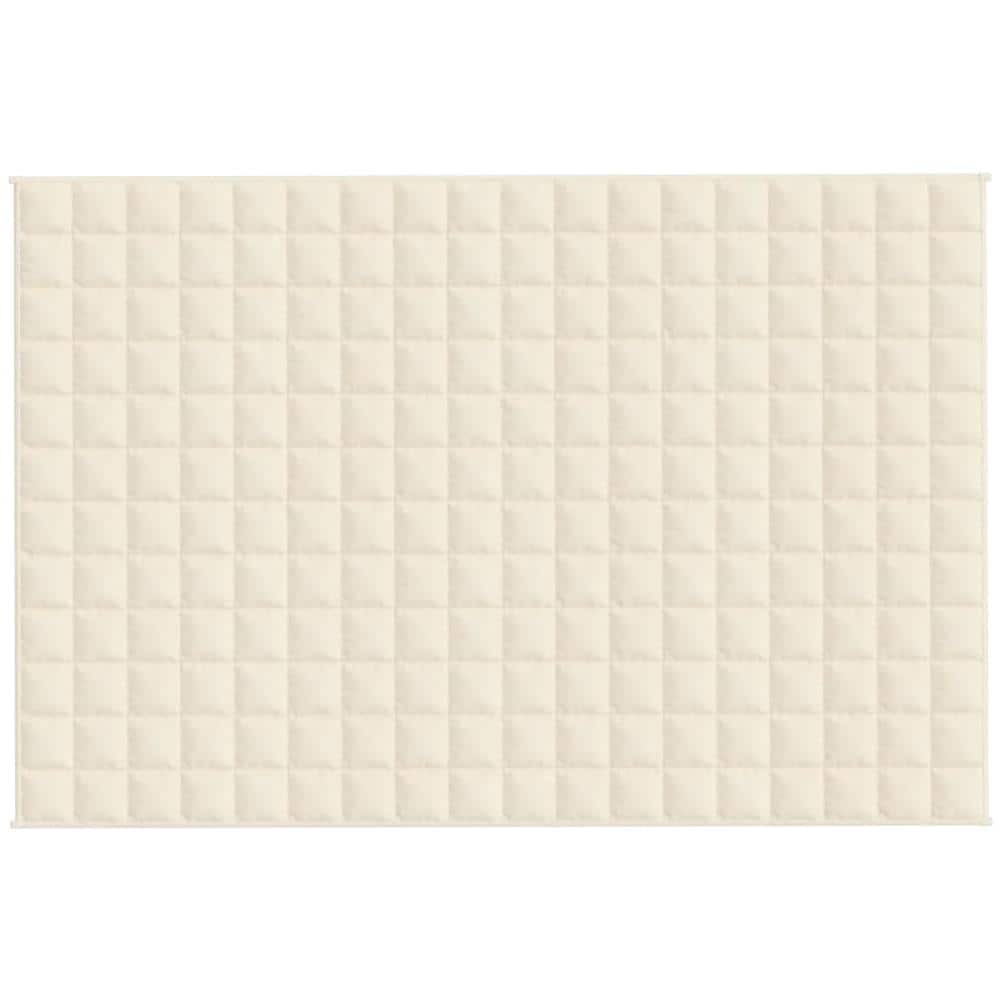 Coperta Ponderata Crema Chiaro 120x180 cm 9 kg Tessuto - Foto 2