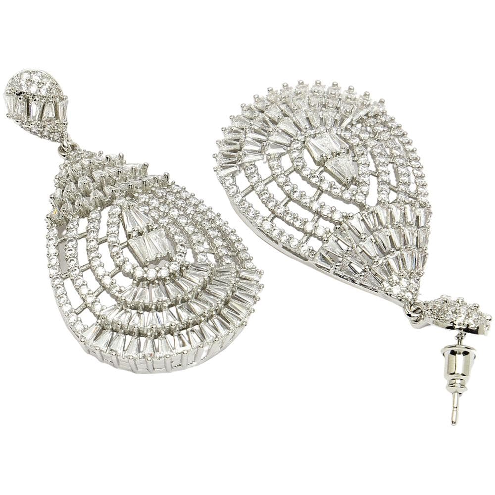 Collezione Diva Orecchini a Goccia Cavi Bellissimi in Zirconia - Foto 2