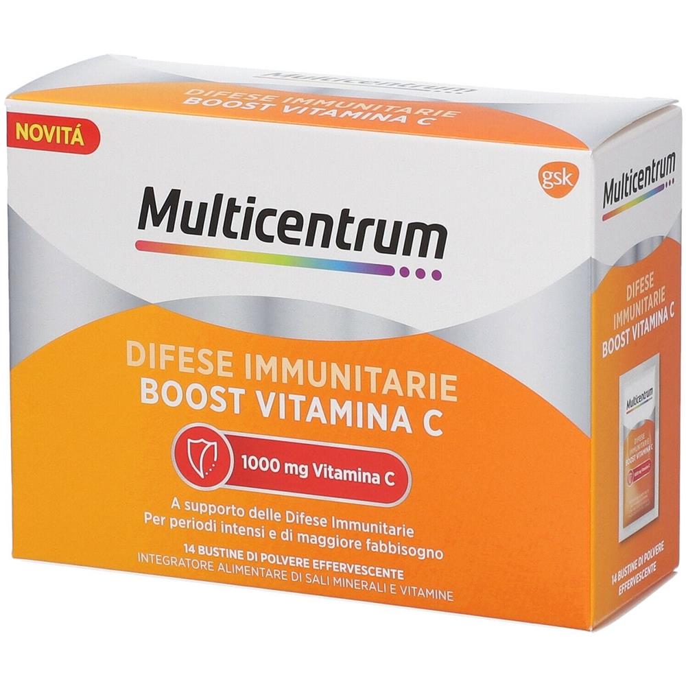 Multicentrum Difese Immunitarie Boost Vitamina C 14 Bustine - Foto 1