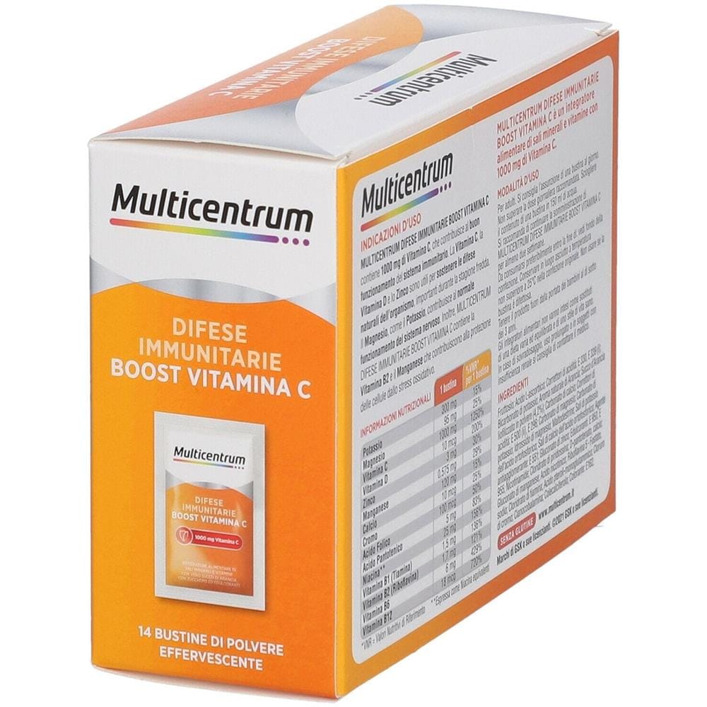 Multicentrum Difese Immunitarie Boost Vitamina C 14 Bustine - Foto 2