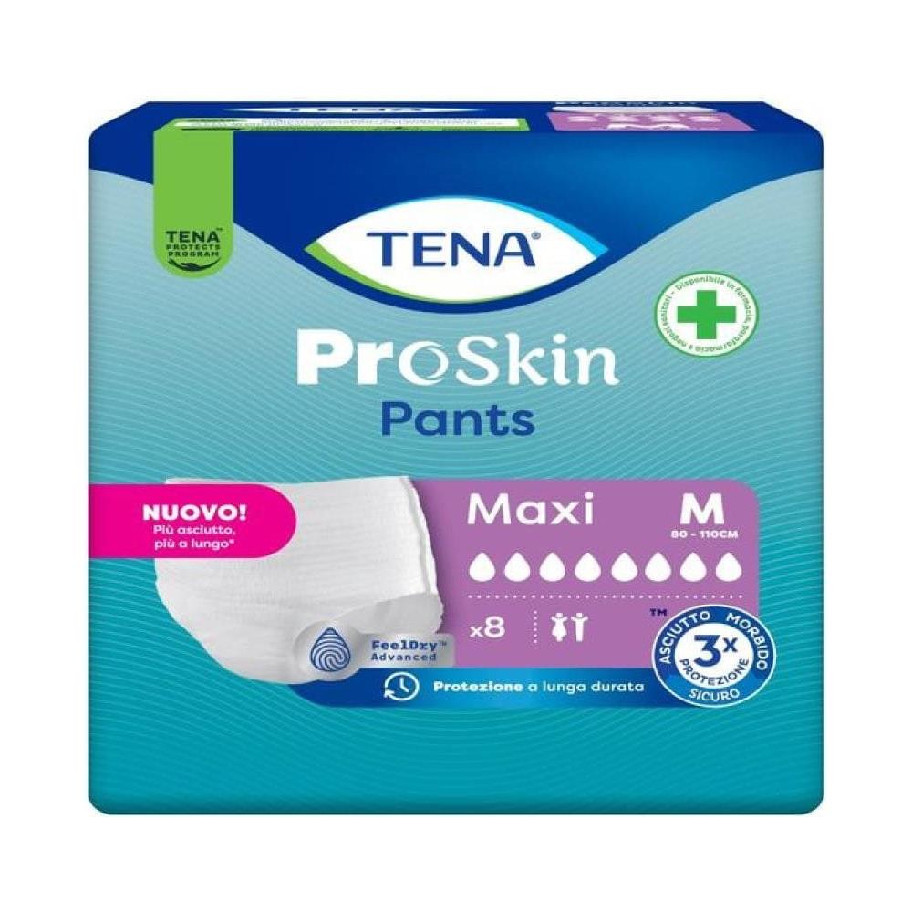 Pannolone a Mutandina Tena Pants Maxi M 8 Pezzi - Foto 1