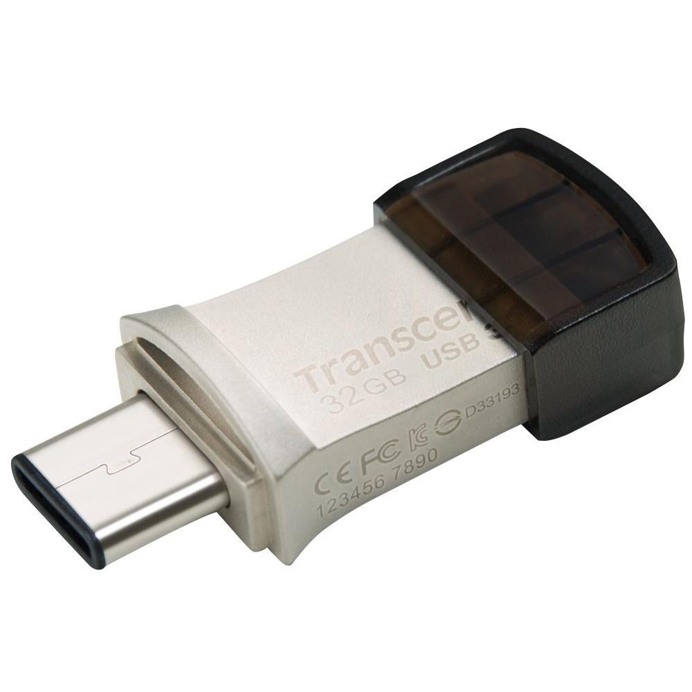 Chiavetta Usb 32GB JetFlash 890S Interfaccia USB 3.1 (Gen1) / USB 3.1 Type-C OTG Colore Silver - Foto 2