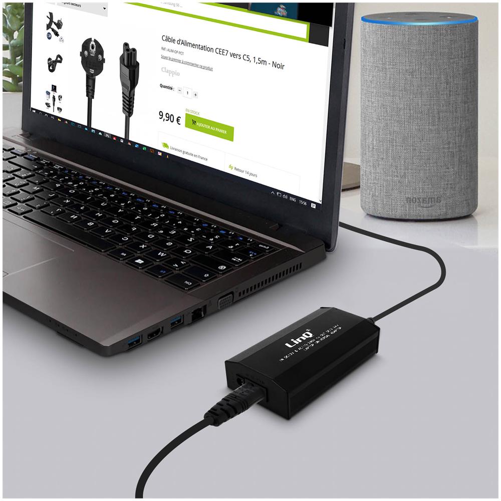 Alimentatore Universale Notebook 150w Linq It150w Rete Casa + Auto Accendisigari 13" 15" 17" Acer, Averatec, Compaq, Dell, Fujitsu, Gateway, Hp, Ibm, Nec, Sharp, Hitachi, Panasonic, Philips, Samsung, Toshiba, Viewsonic, Asus, ? ? winbook, ? Averatec? , Del - Foto 6