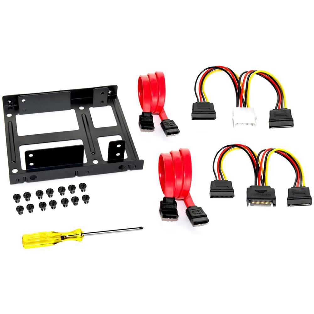 Kit di montaggio per 2x HDD / SSD da 2.5 Pollici - Foto 1