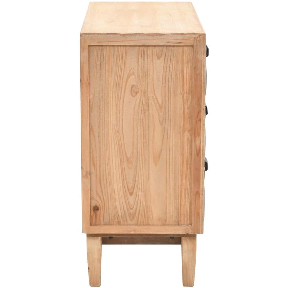Cassettiera in Legno Massello di Abete 80x36x75 cm - Foto 7