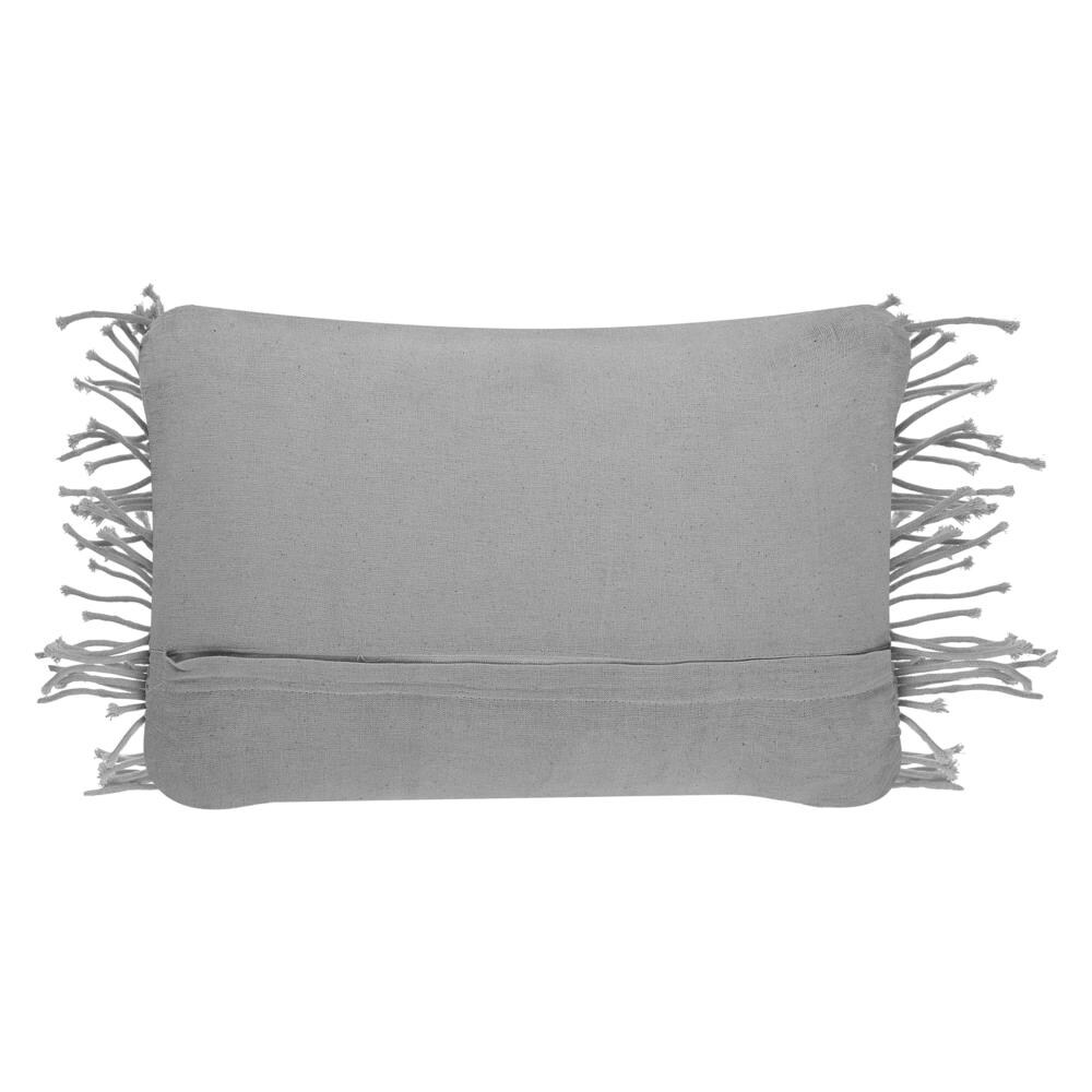Cuscino In Cotone 30 X 45 Cm Grigio Kirikkale - Foto 2