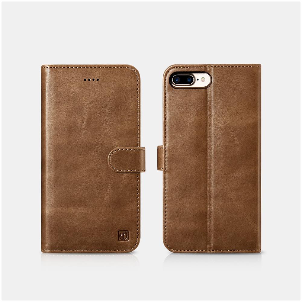 Caso In Vera Pelle Staccabile 2 In 1 Brown Iphone 7/8 - Foto 1