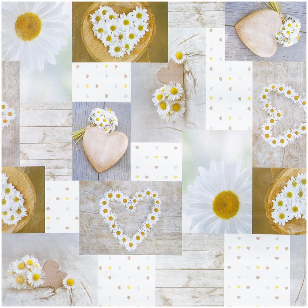 Tovaglia In Tela Cerata In Pvc Antimacchia Resistente E Facile Da Tagliare 140x200 Cm - Cuore Fiorito - Foto 2