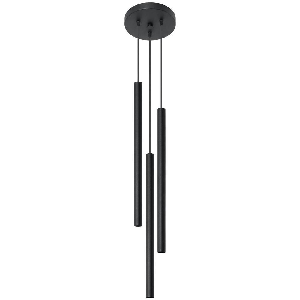 Pendente A Goccia A Grappolo Con 3 Luci Nero, G9 - Foto 1