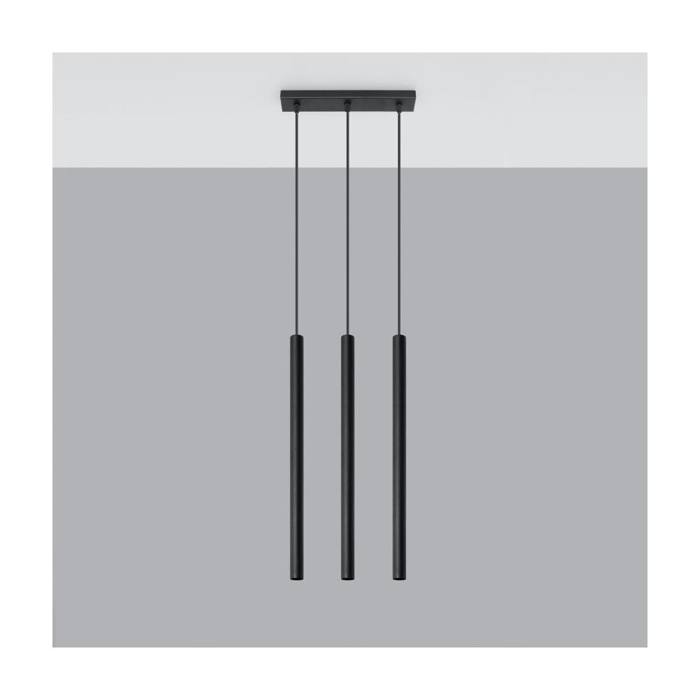 Pendente A Goccia A Grappolo Con 3 Luci Nero, G9 - Foto 6