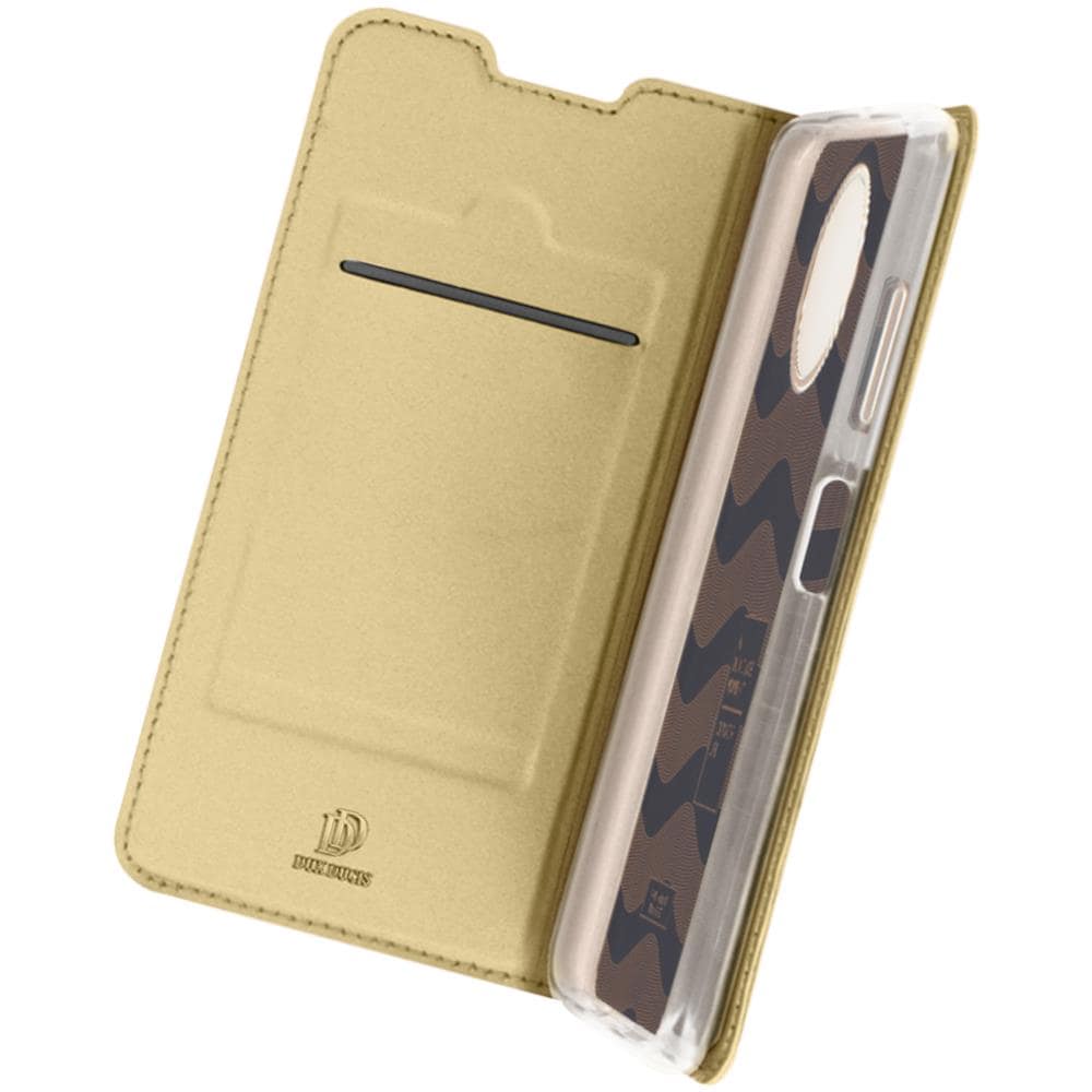 Custodia Xiaomi Redmi Note 9t 5g Portafoglio Flip Funzione Supporto - Beige - Foto 1